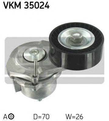 VKM 35024 SKF Натяжний ролик1